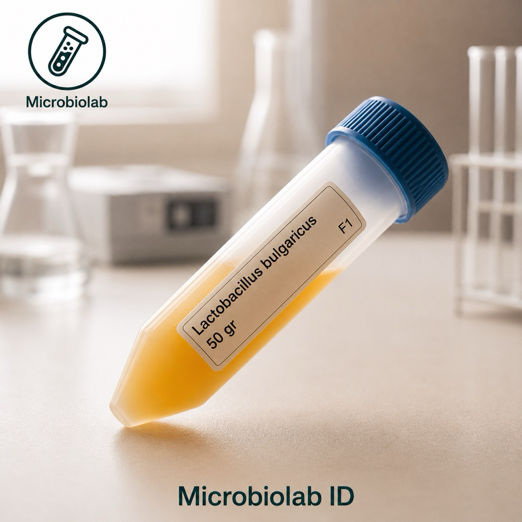 Kultur Bakteri Lactobacillus Bulgaricus Media Gel