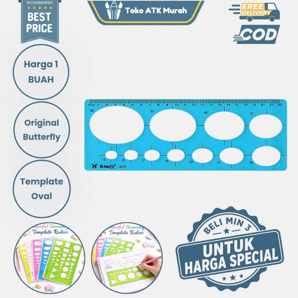Mal Elips / Oval Butterfly BT 2070