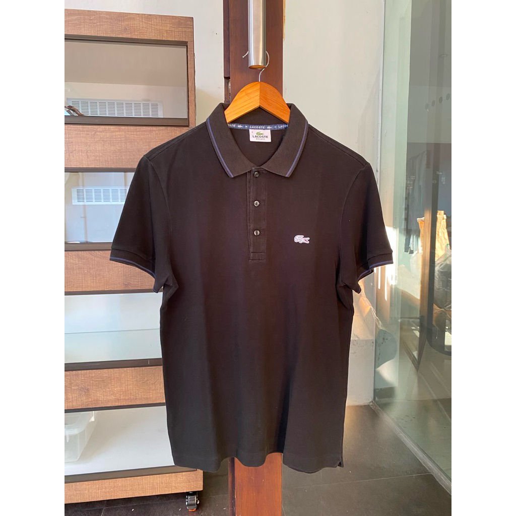 Kaos Polo Lacoste Coklat