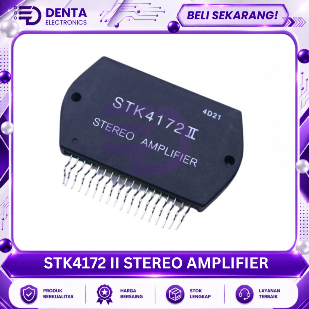 STK4172 II STEREO AMPLIFIER - Komponen Elektronik