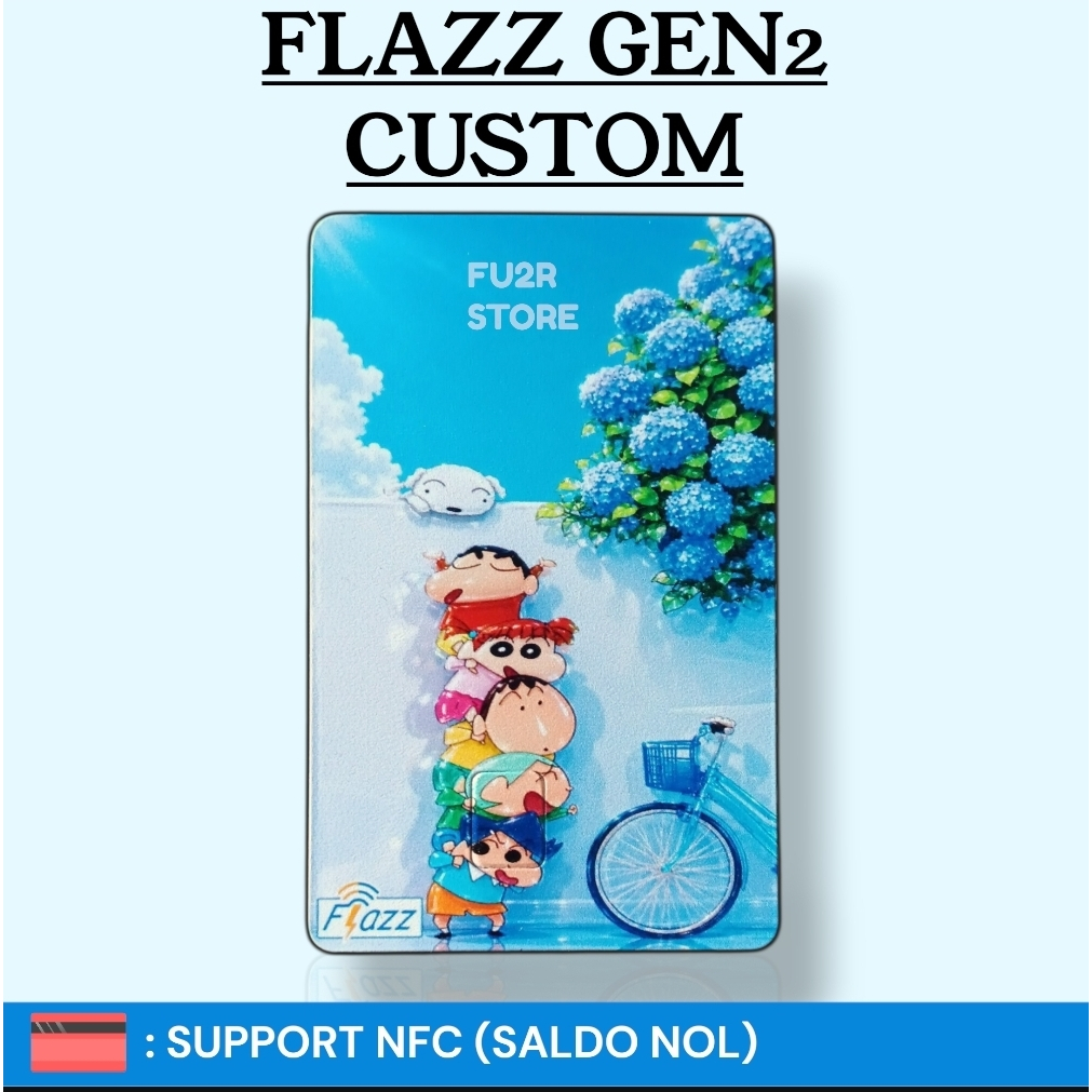 KARTU ETOLL FLAZZ BCA GEN 2 CUSTOM - SHINCHAN [FRIENDS]