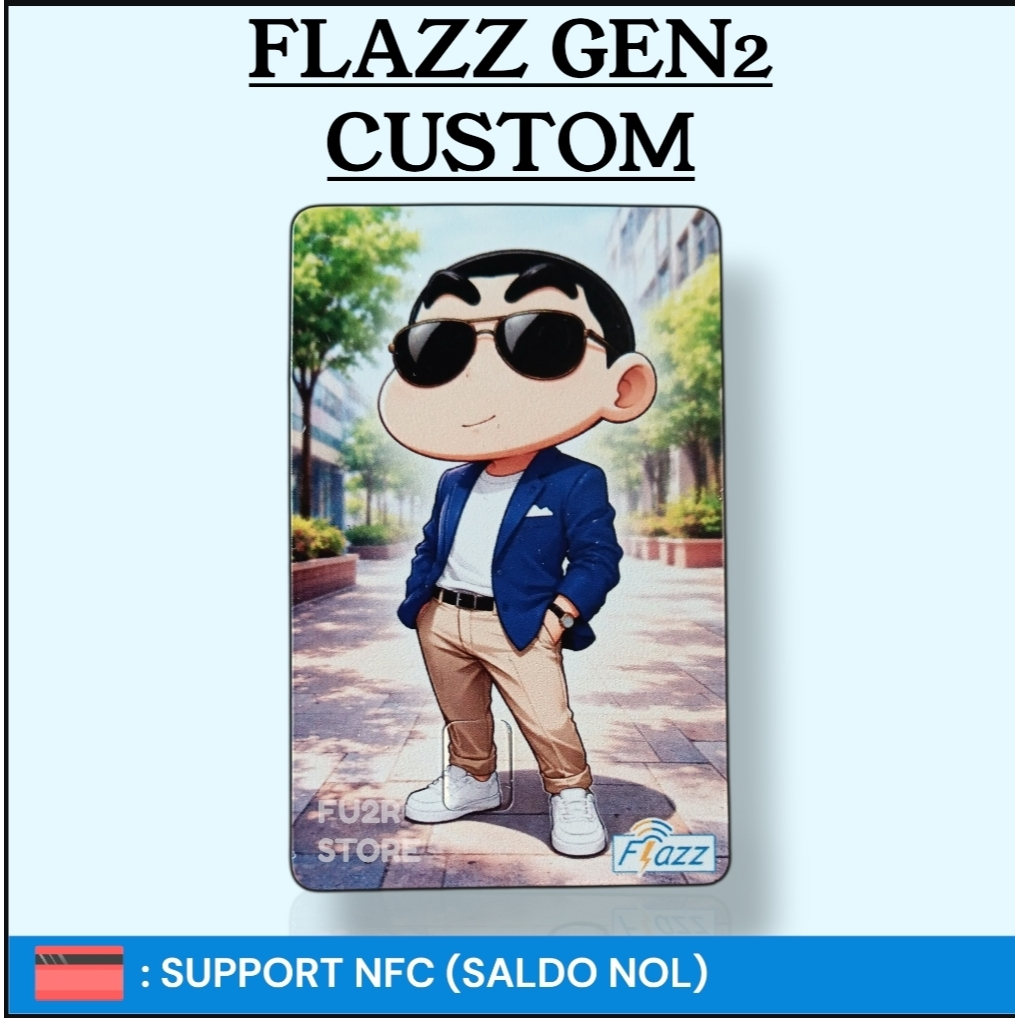 KARTU ETOLL FLAZZ BCA GEN 2 CUSTOM - SHINCHAN COOL
