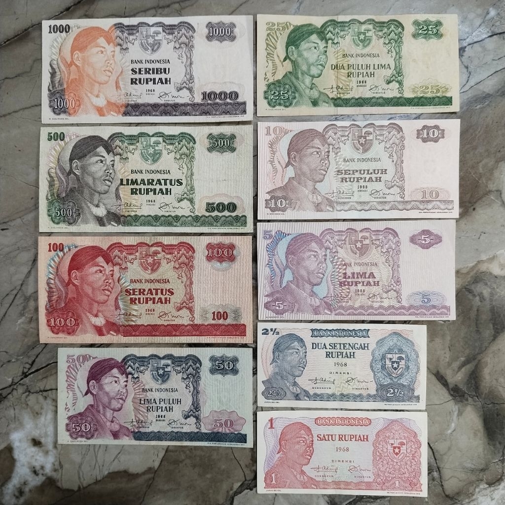 LK2C uang kuno set seri sudirman
