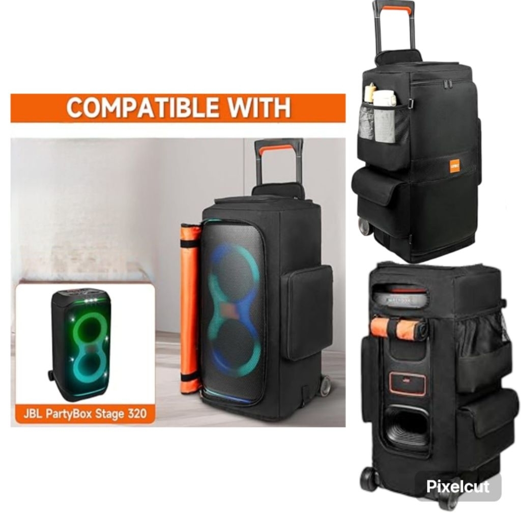 Tas Speaker JBL PartyBox 320 storage bag Fits for JBL PartyBox 320 tas costum waterproof