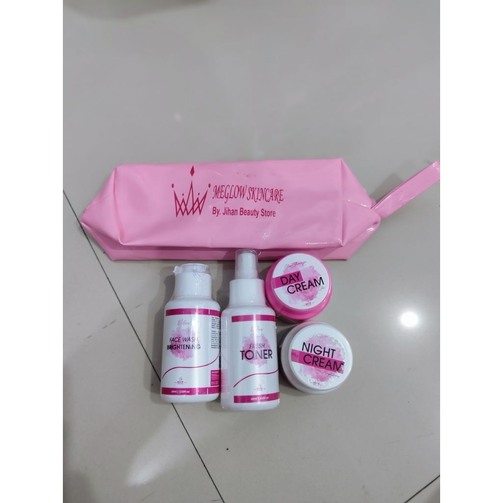 PAKET CREAM MEGLOW SKINCARE BPOM