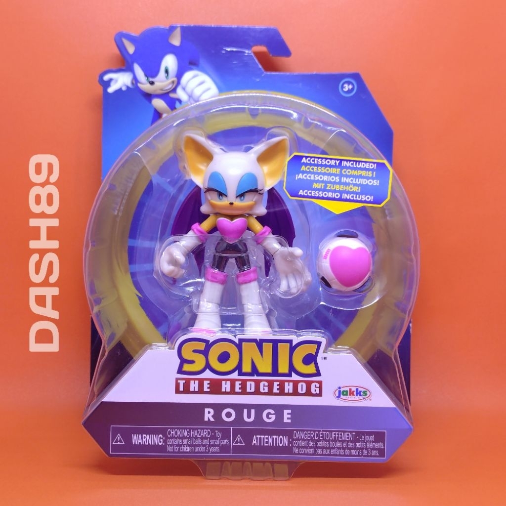 Sonic The Hedgehog 4-Inch Action Figure Rouge With Heart Bomb