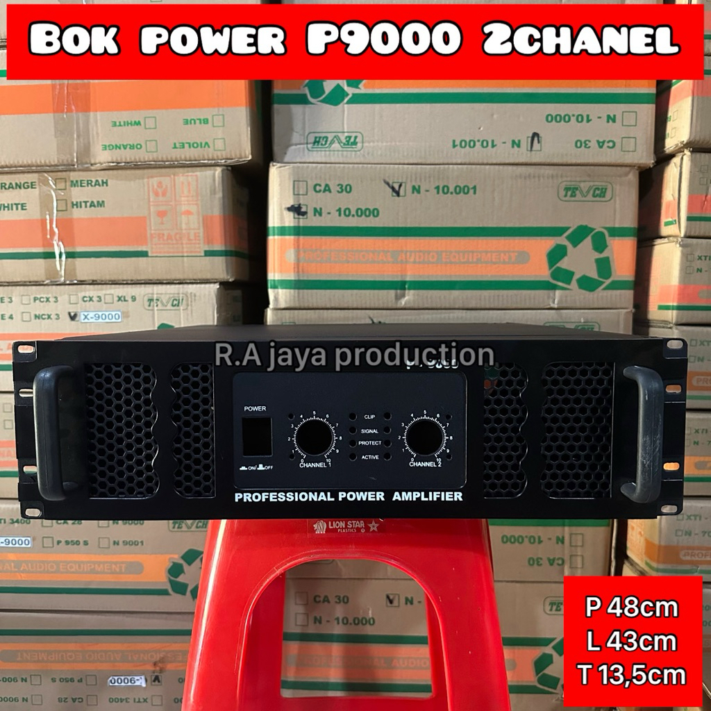 Bok power P9000 3U 2chanel model built up anti gores box power amplifier p9000 2Ch