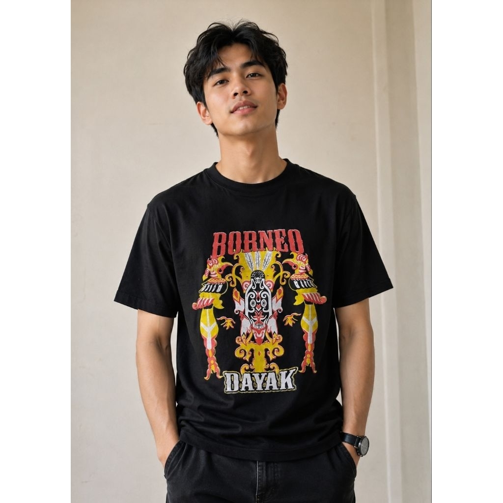 KAOS ETNIK BORNEO DAYAK