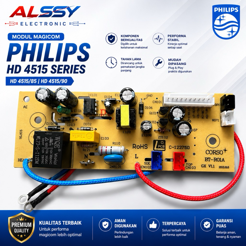 modul Board power Magicom rice cooker Philips HD4515/33 HD4515/30 HD4515/85 HD4515/90 modul Board po