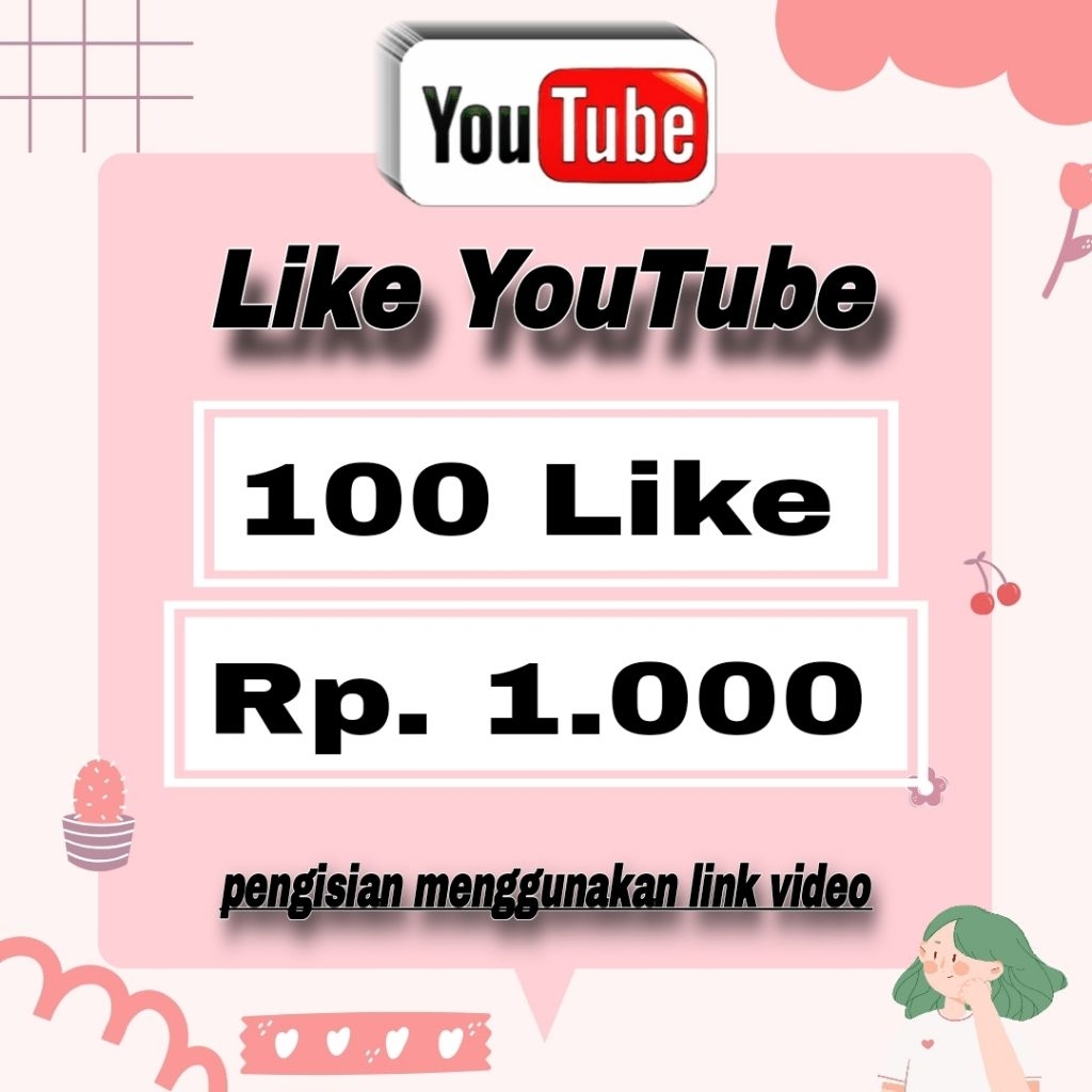 LIKE YOUTUBE TERMURAH DAN BERGARANSI