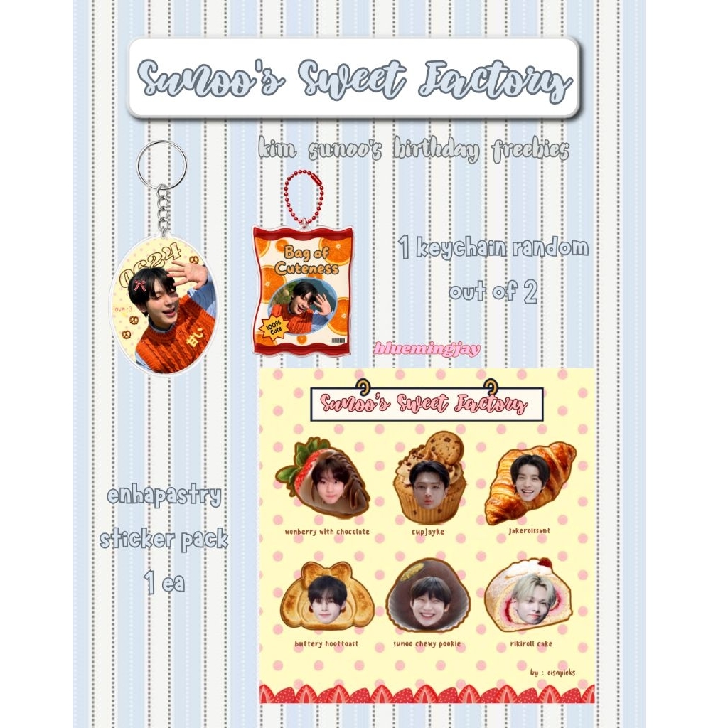enhypen sunoo birthday freebies kit