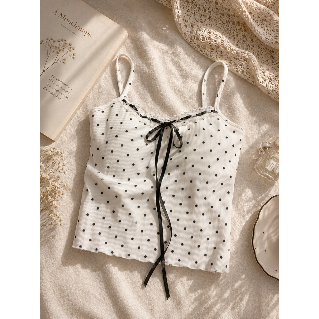 READY STOCK CACA TANKTOP WITH CUP BRA