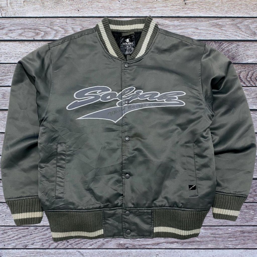 JAKET VARSITY BASEBALL SOULJAH HIPHOP Y2K ORIGINAL