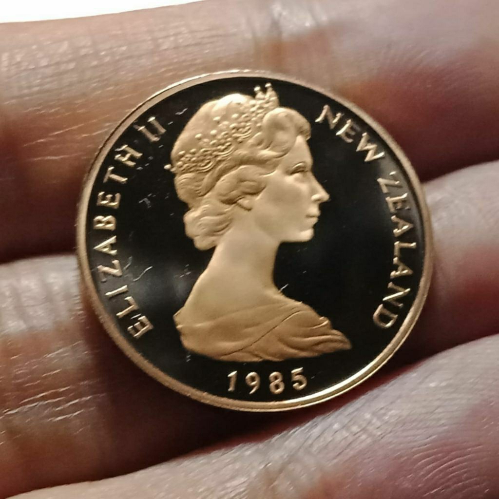 PROOF COIN RATU ELIZABETH INGGRIS NEEWZEELAND KOLEKSI KUNO BAGUS BANYAK DICARI KOLEKTOR