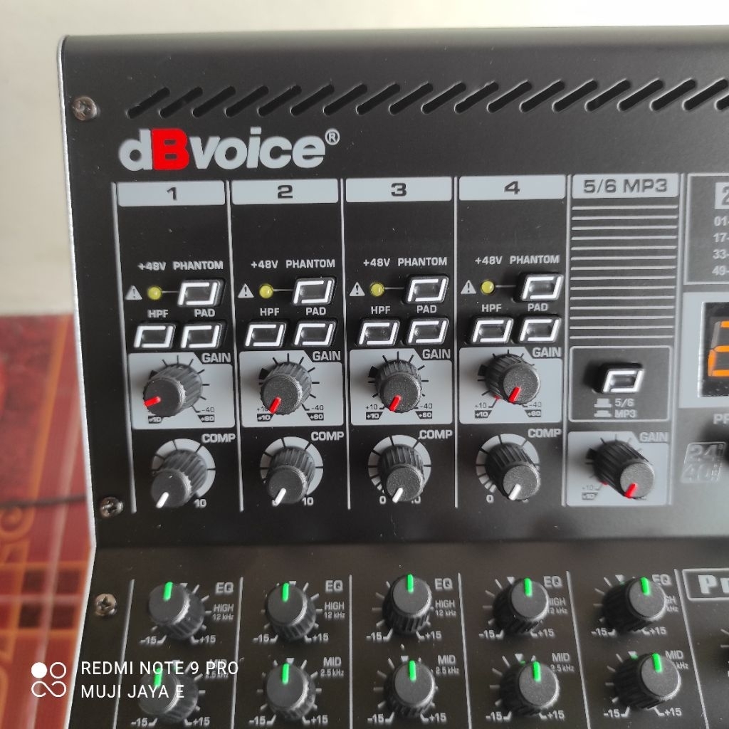 Terbaru Professional Mixer Analog 256dsp 4Channel Model 40-SM Original dBvoice