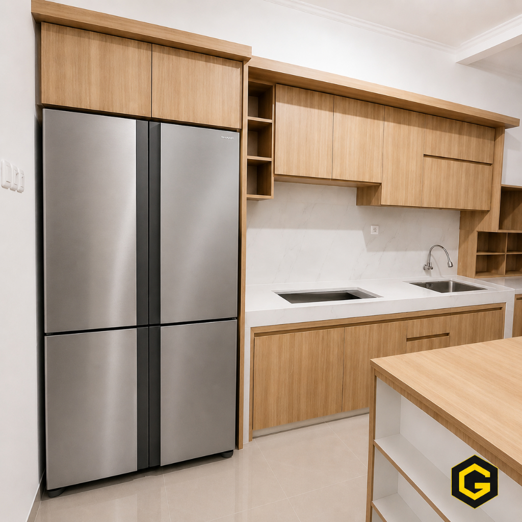 Meja Dapur Top Table Multiplek Finishing HPL