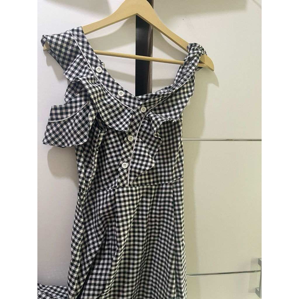 Preloved Dress Kotak Kotak