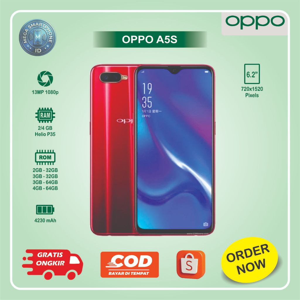 OPPO A5S | HP Second batangan