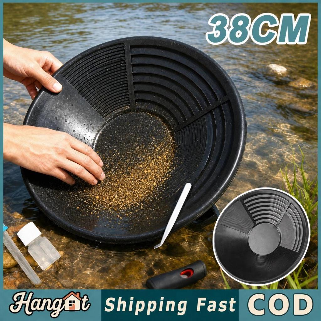 [COD] 38cm Premium Dulang Emas Gold Pan Gold Mining Gold Panning Untuk Mengumpulkan Emas Di Sungai &