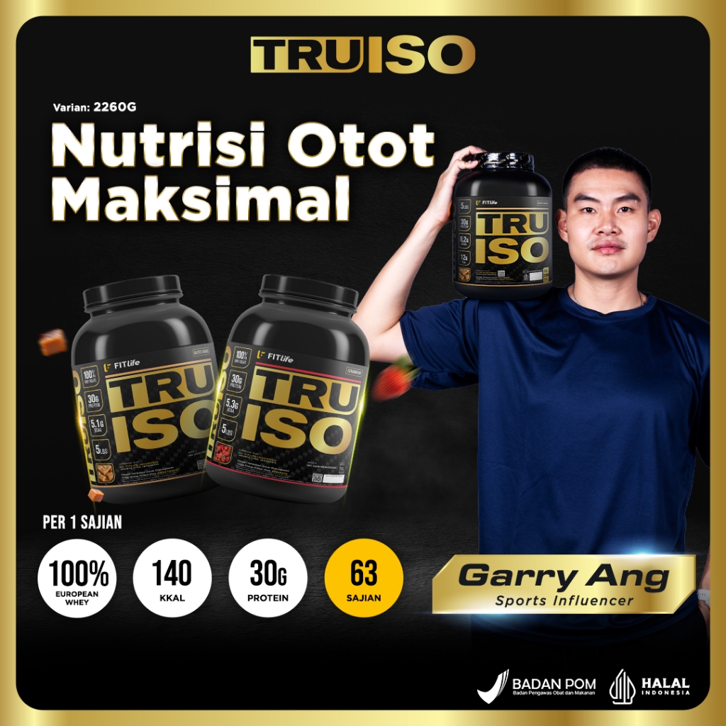 FITlife Truiso Whey Protein Isolate 5lbs/2260gr (WPro Iso Upgraded)
