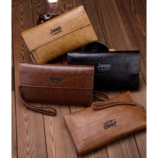 Dompet Jeep Buluo / Clucth Hand Bag Pria Wanita /Classic Leather Jeep Buluo Wallet 1717 / Dompet Pri