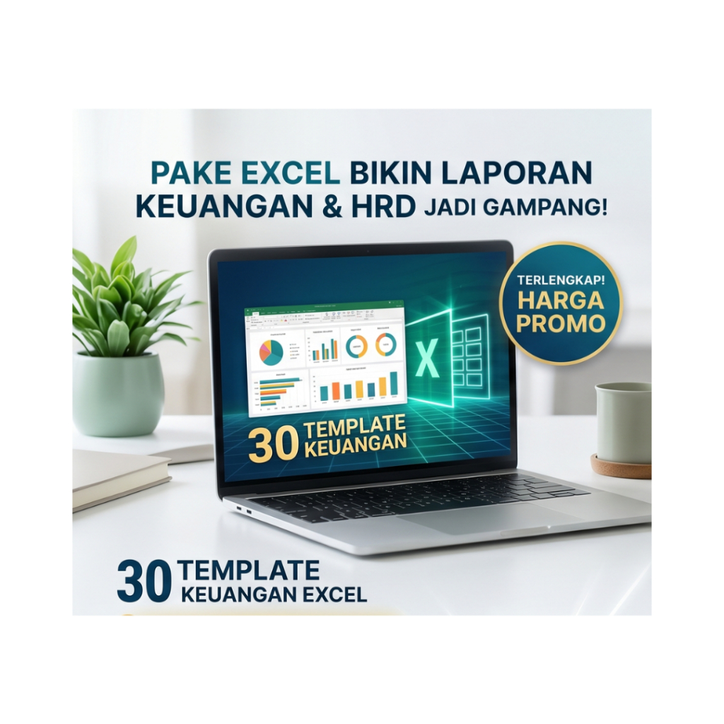[TERLENGKAP] 30 Template Keuangan & HRD Excel – Siap Pakai untuk UMKM & Profesional