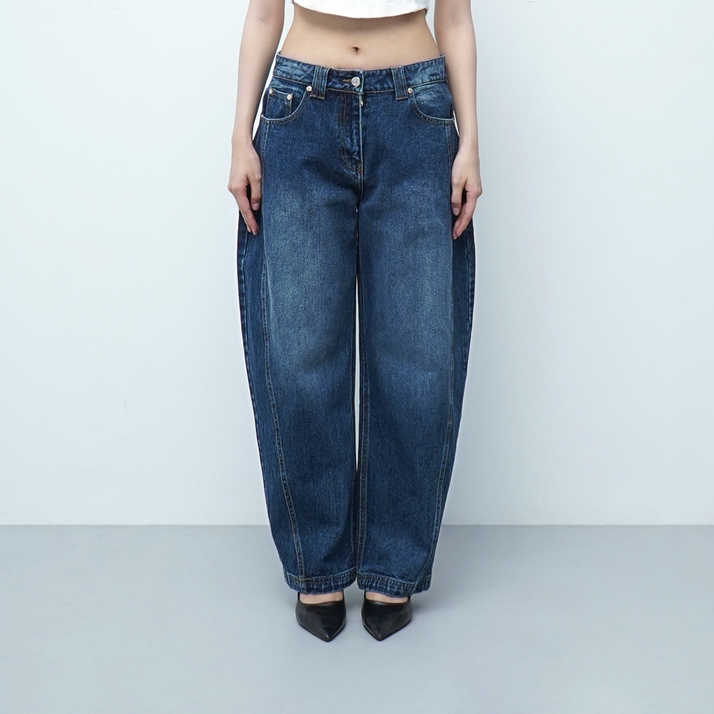 DAILE | Edden Denim Barrel Pants | Barrel Jeans | Barrel Pants | Barrel Pants Wanita