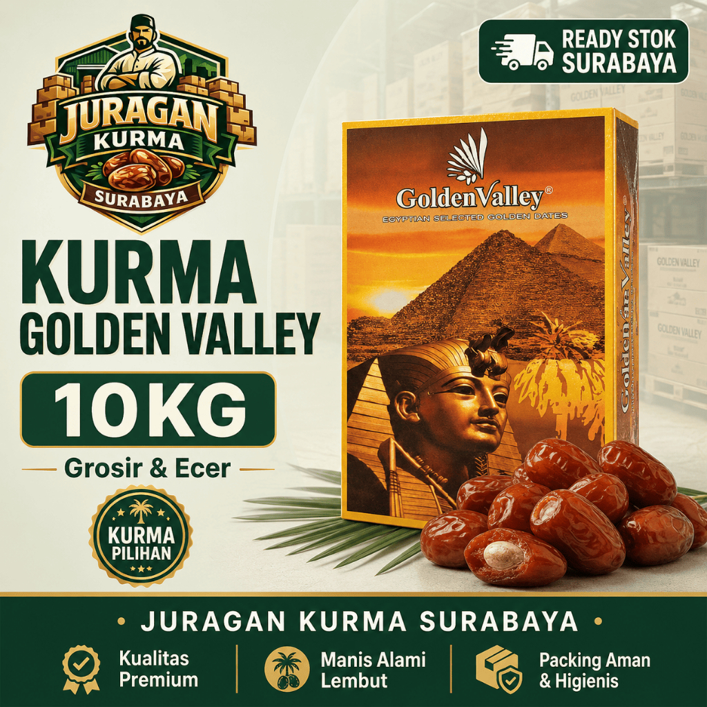 Kurma Golden Valley 10Kg | kurma mesir | Kurma khalas 10Kg