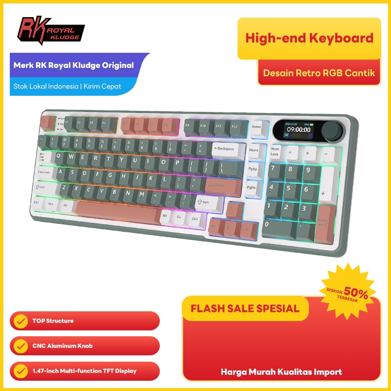 Royal Kludge RK S98 Camping 98 Key Gaming Keyboard
