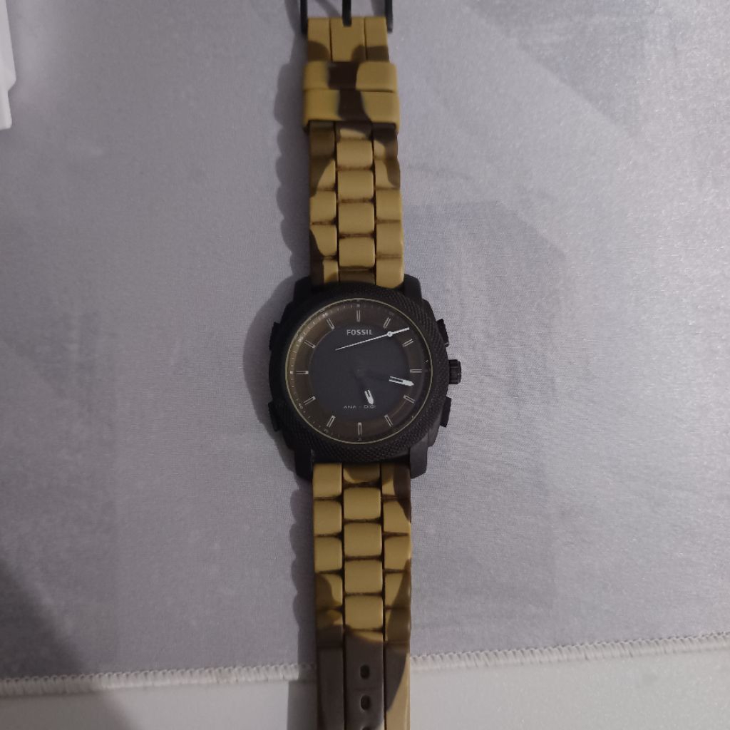 Jam Tangan Fossil Machine Ana-Digi Camouflage (Seri FS-4626) Original Bekas