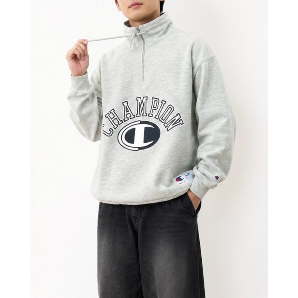 Vintage Champion Halfzip Crewneck size XL