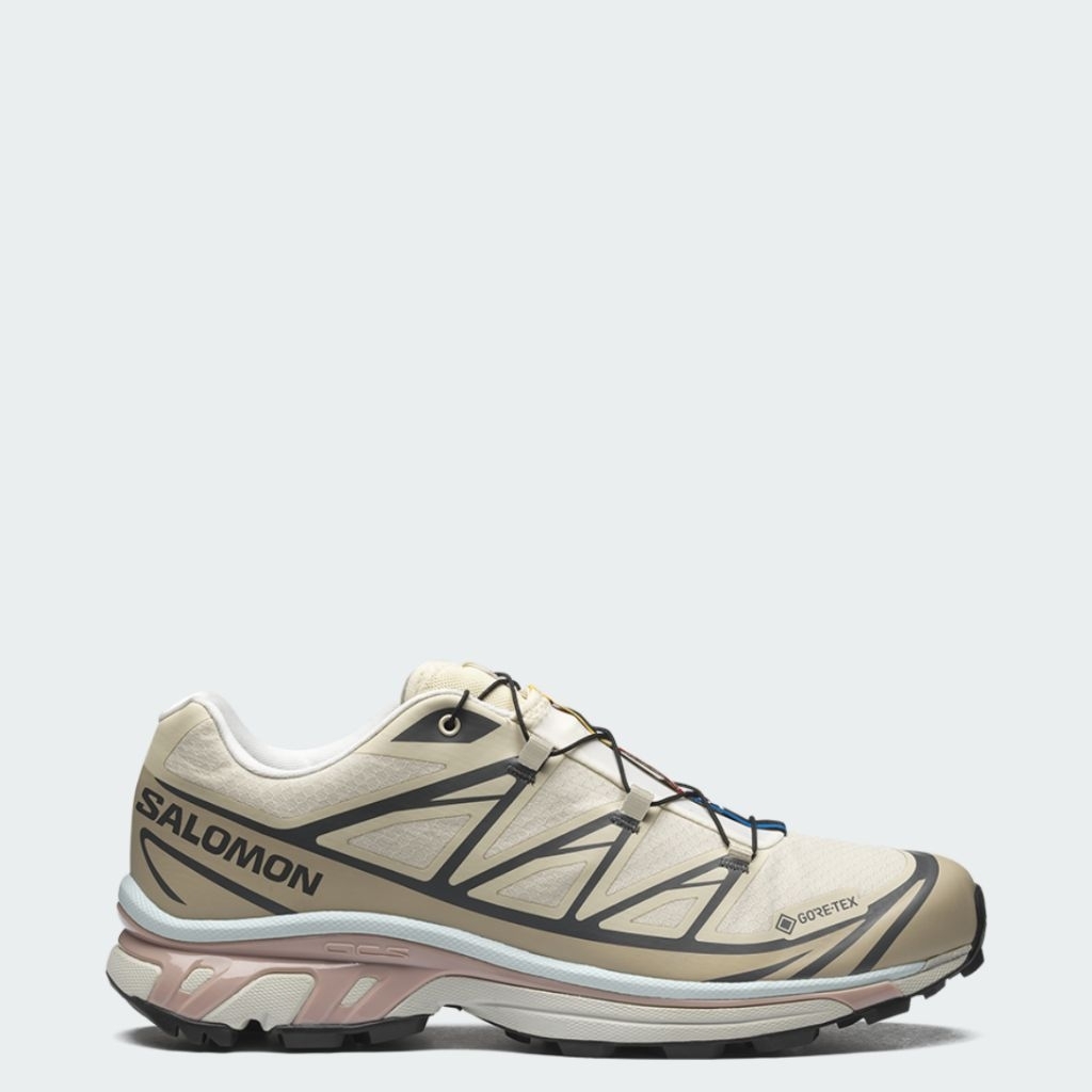 Salomon XT 6 Gore Tex Hiking Almond Milk Unisex Shoes Original