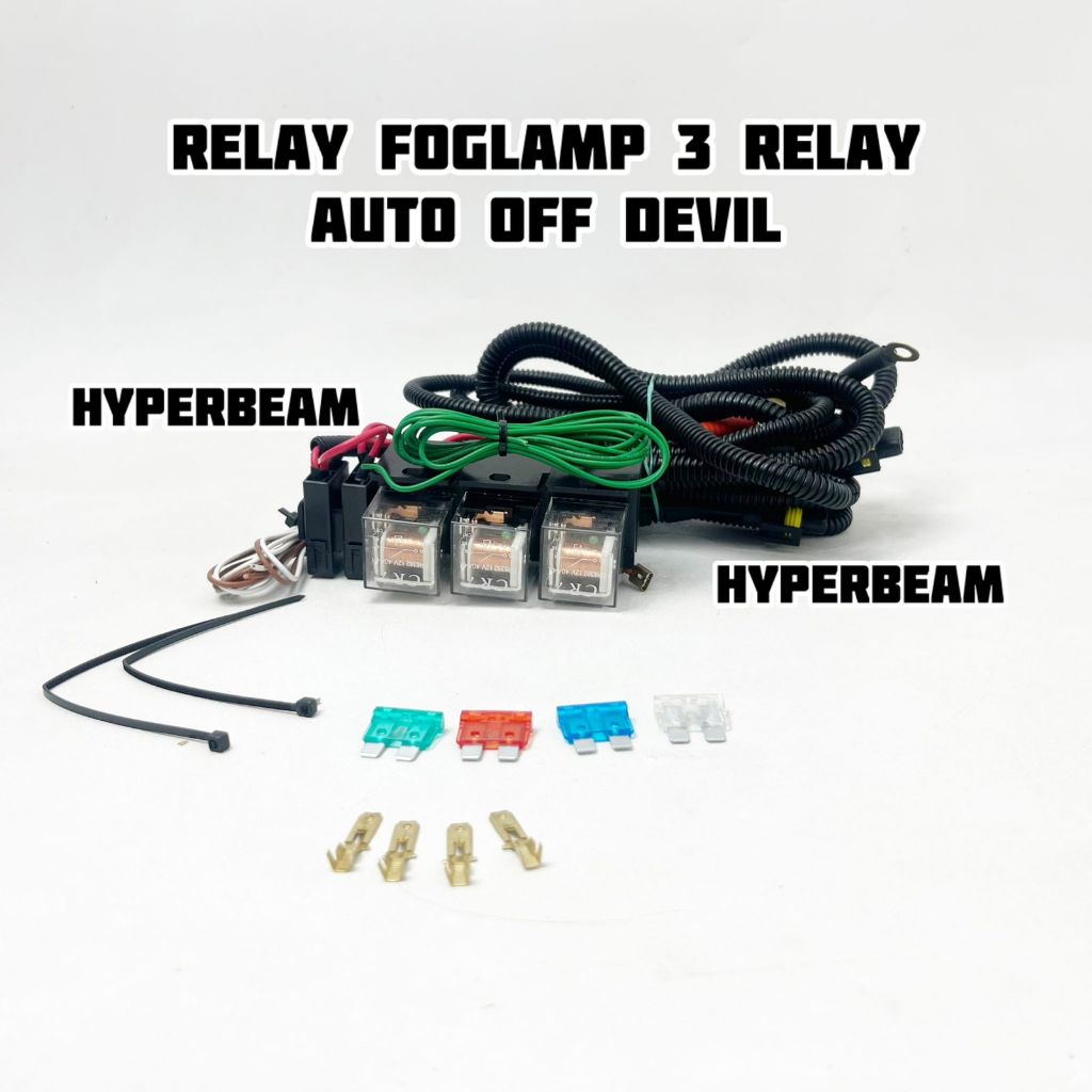 Relay Set Foglamp 2 Relay Dan  3 Relay