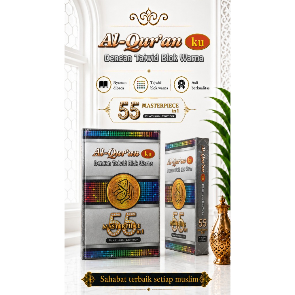 Al Qur'an Tajwid Warna 55 Masterpiece Besar