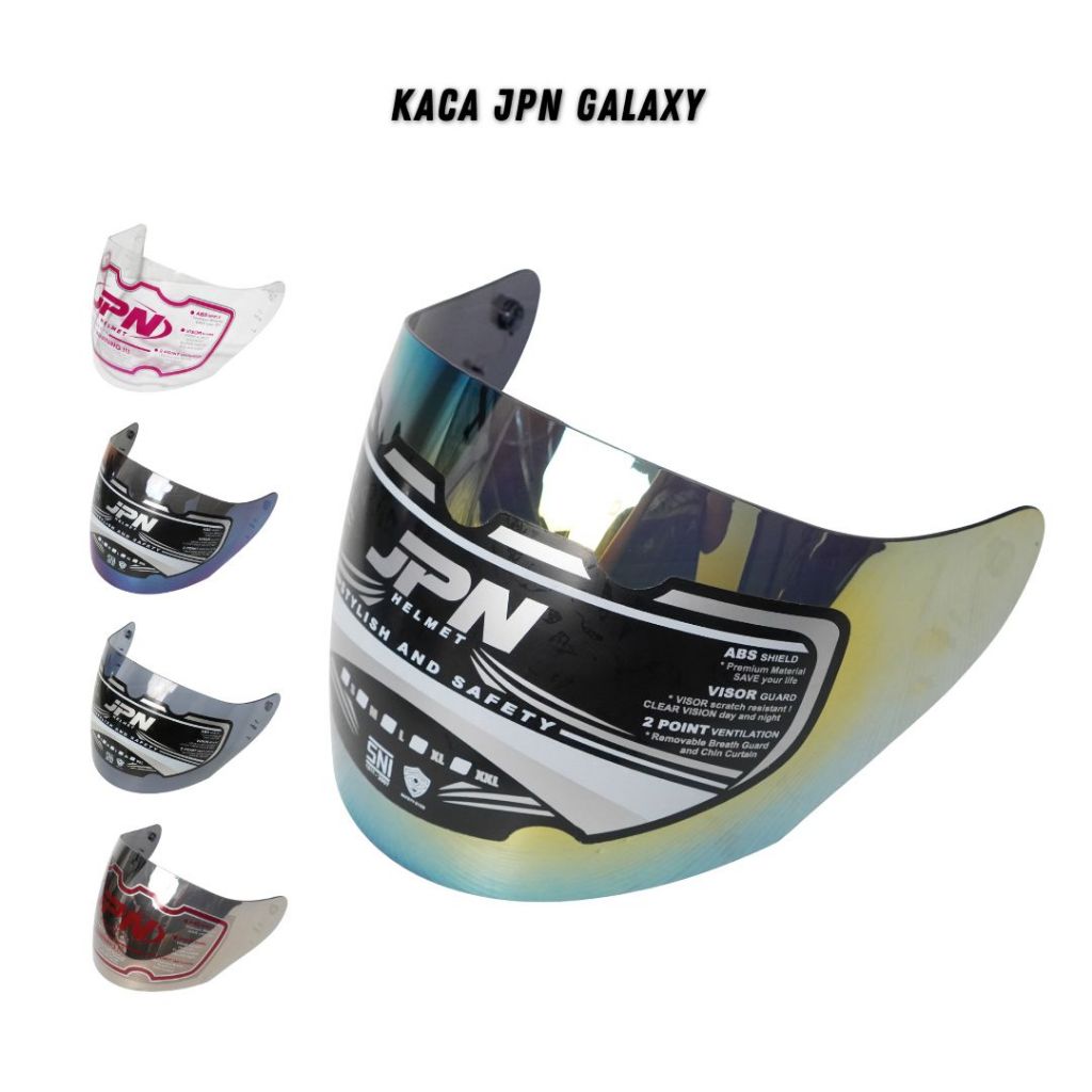 visor Kaca JPN galaxy bonus rachet visor
