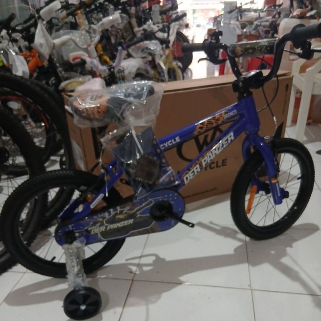 sepeda bmx anak 16" kids bike wimcycle 3-6th