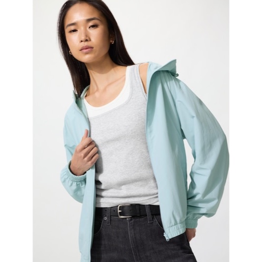Uniqlo reversible parka (water repellent)