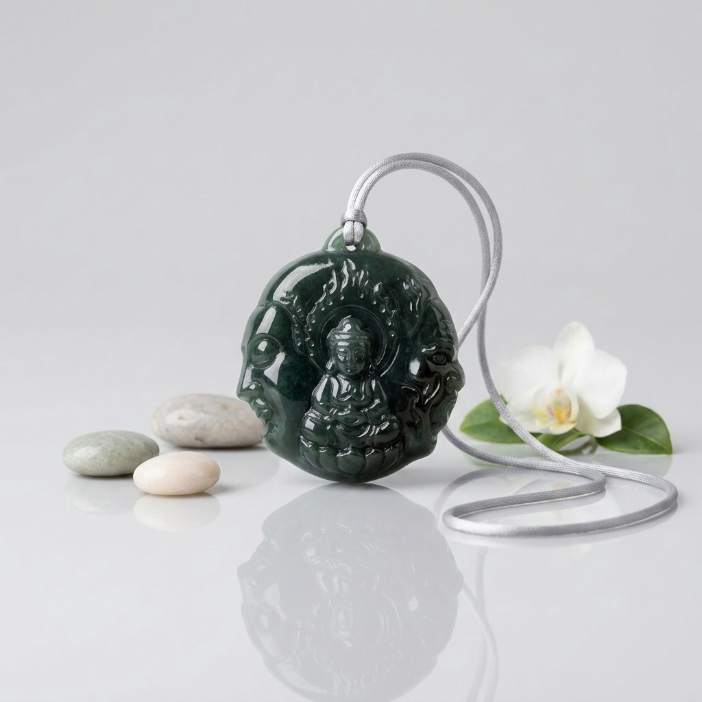 pendant giok / giok ukir liontin / kalung giok / pendant giok ukir / jade liontin