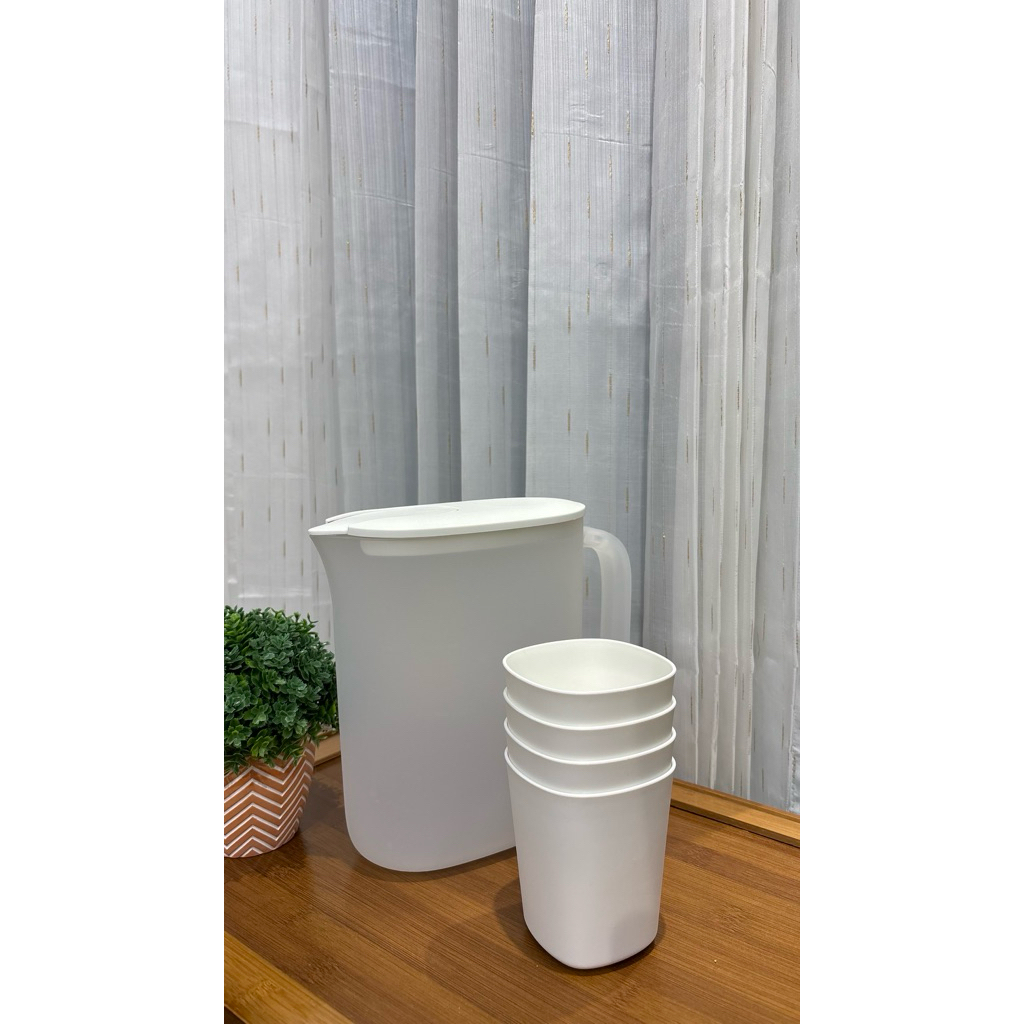 Informa Pitcher Plastik Teko Minum dan Gelas Set 5 pcs