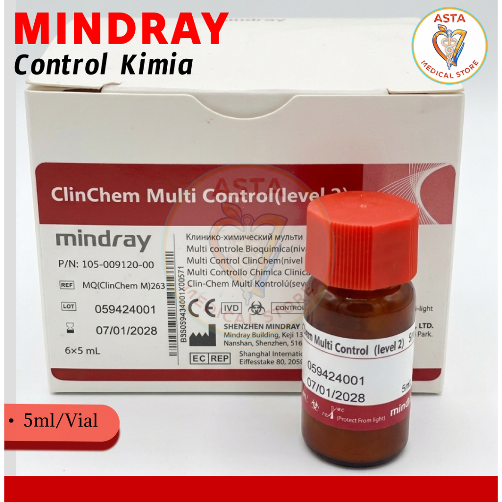 CONTROL KIMIA LAVEL 1 DAN 2 NORMAL HIGH MINDRAY