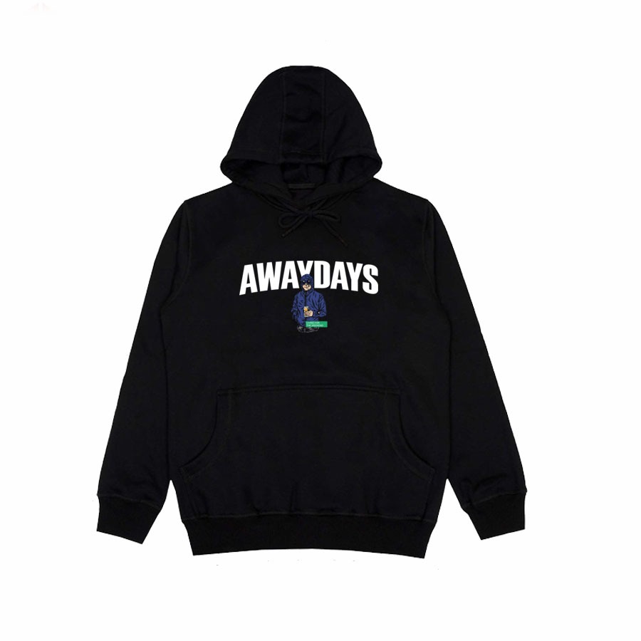 Sweater Hoodie Hitam AwayDays Hoodie Awaydays Casual Terbaru Hitam Pria