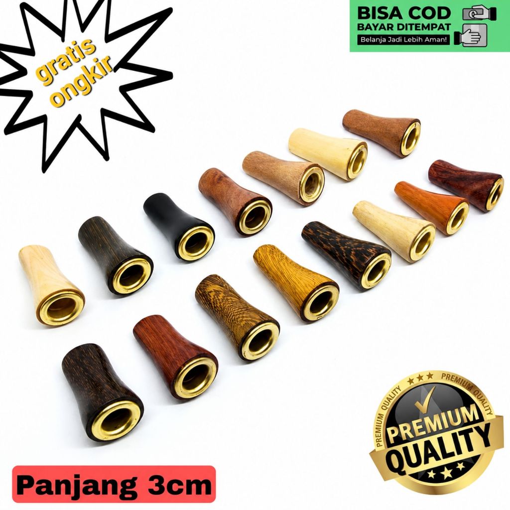 Once Pipa Rokok Mini 3 Cm Kayu Bertuah Unik Elegan Variasi Berbagai Macam varian Kayu