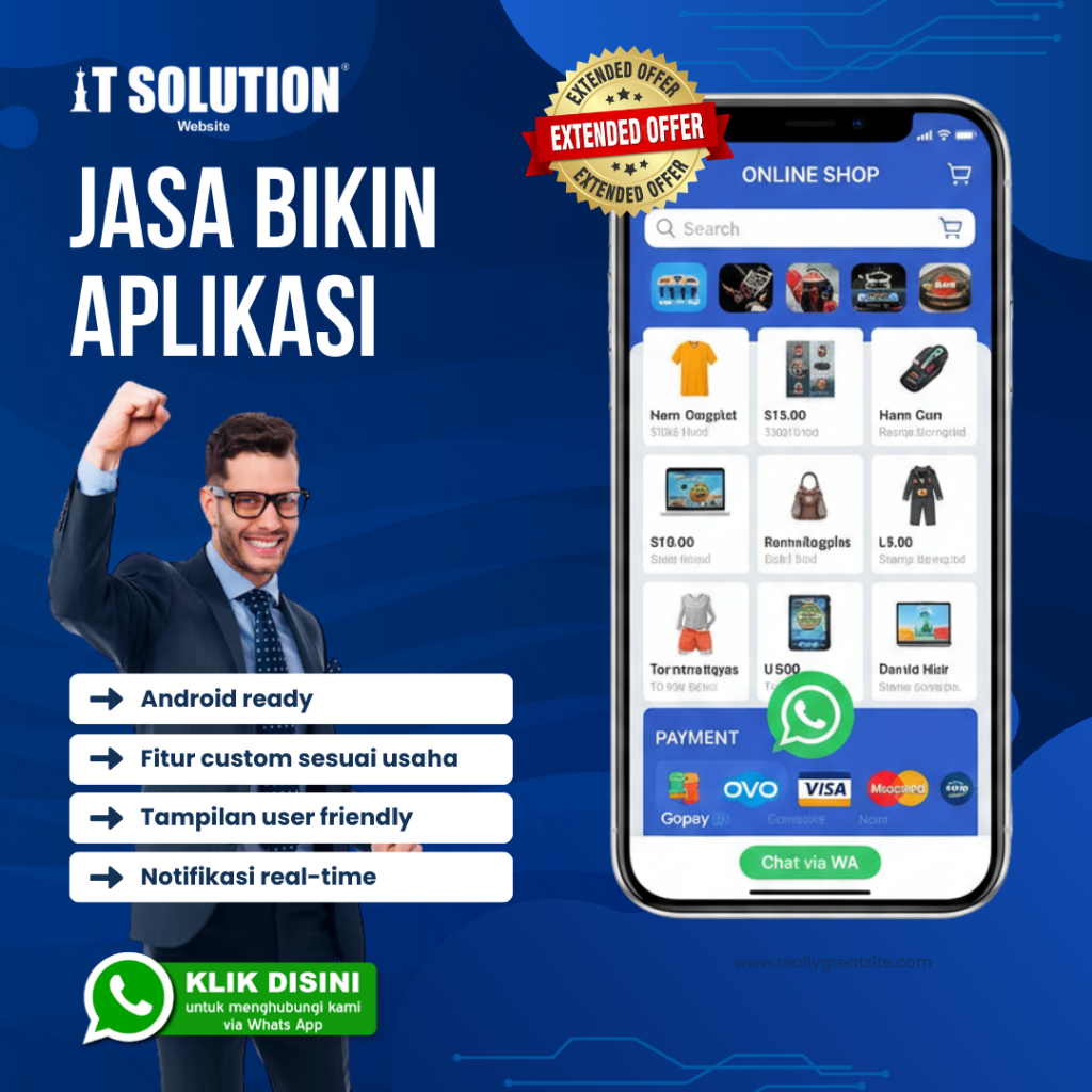 Jasa Bikin Aplikasi Android, iOS & Web Custom | Aplikasi Bisnis Profesional