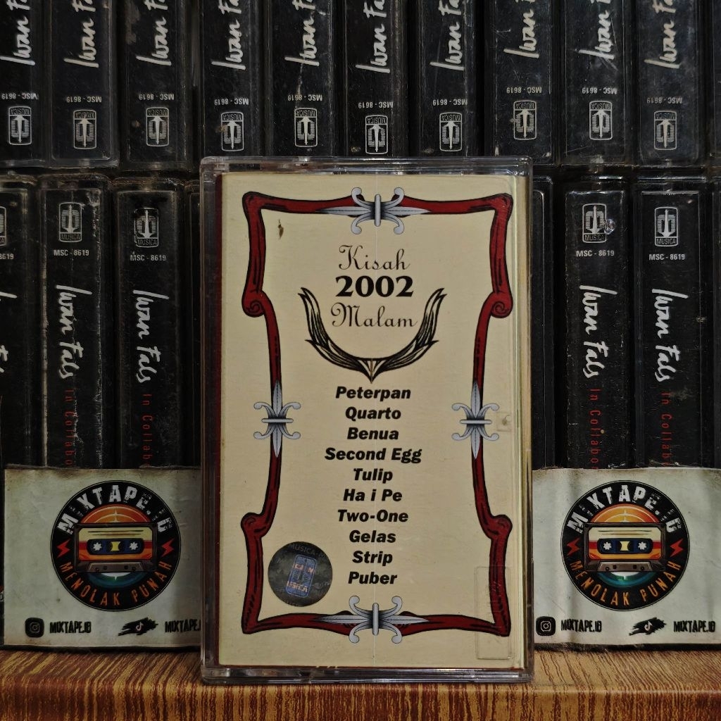 Kaset - Kisah 2002 Malam - Peterpan - Kompilasi Indonesia - Kaset Pita - Radio Tape - Radio - Pemuta
