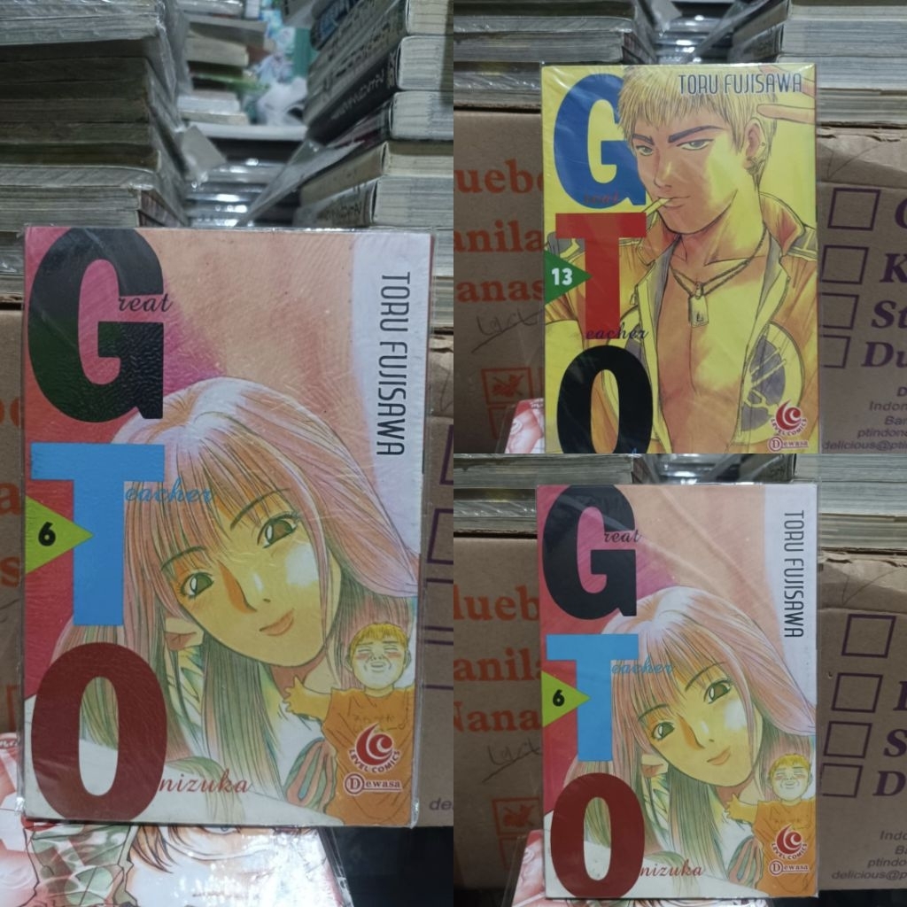 Komik gto 6,13 segel / komik gto vol 6,13 segel