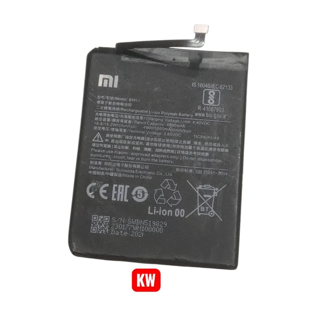 BATRAI BN51 REDMI 8 8A PRO KW SEKEN MANTAP