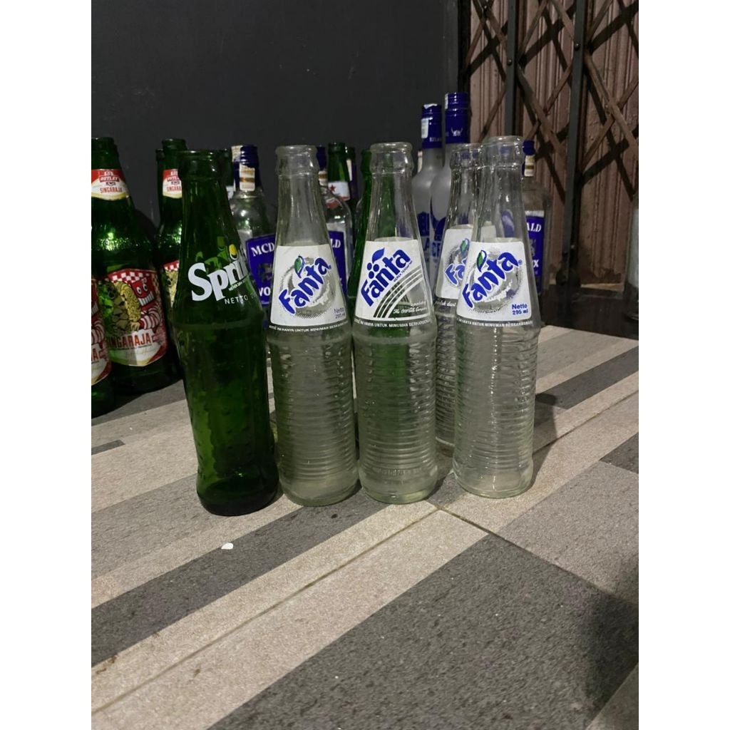 READY BOTOL KACA SPRITE & FANTA APA ADANYA | UKURAN 295ML