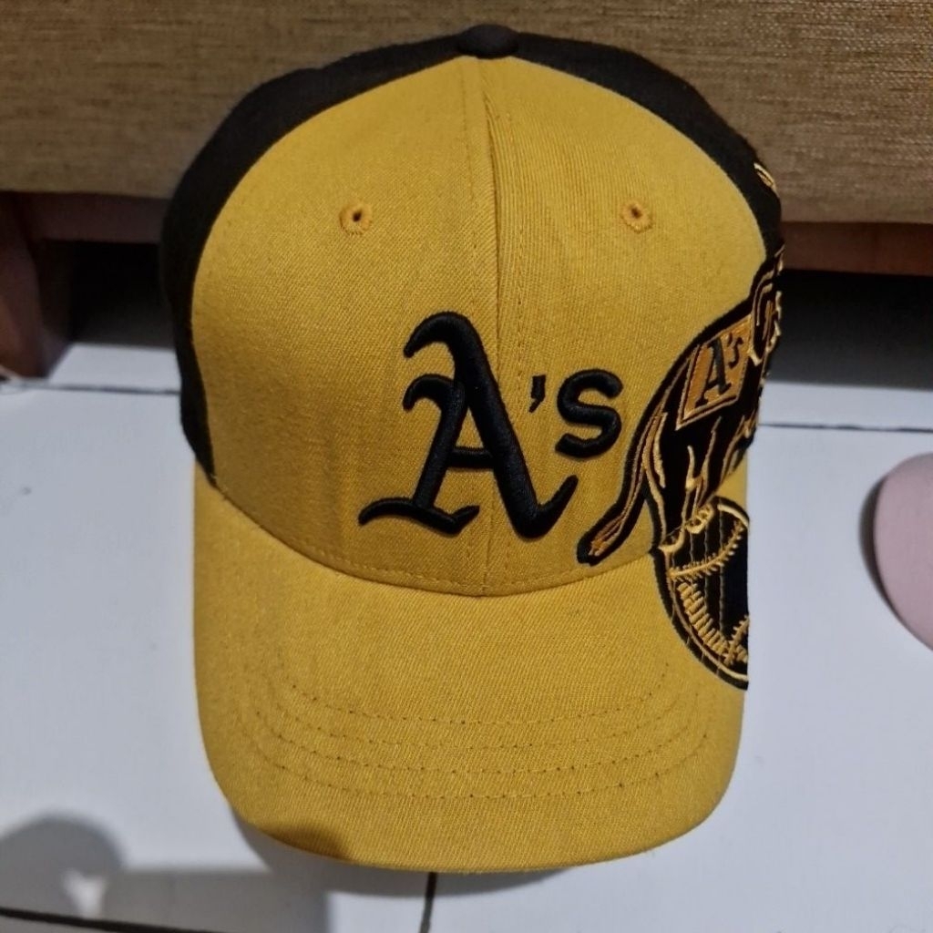topi mlb AS art gajah billup