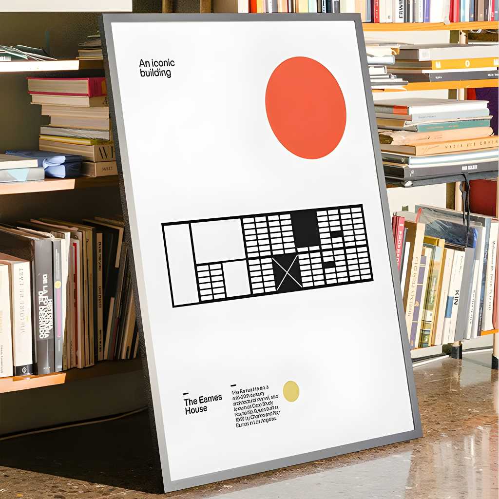 POSTER FRAME THE EAMES HOUSE - FRAMEBLOCK