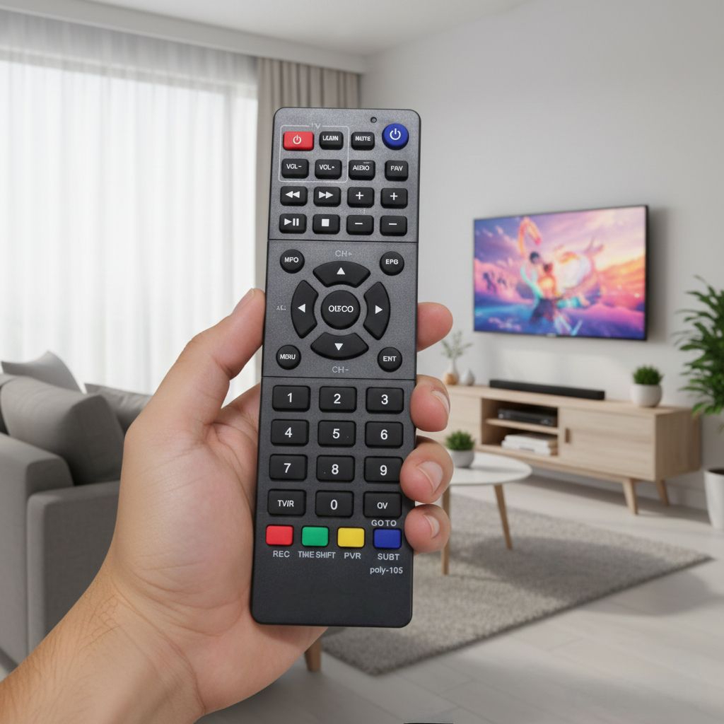 Remote STB Polytron PDV 600, PDV 610, PDV 620, PDV 700, Remot Setbox politron